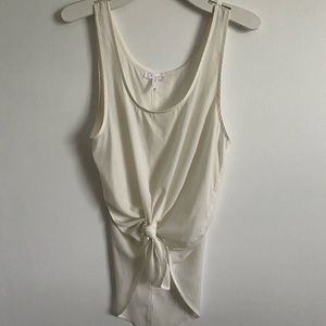 Leith satin cream layering chemise cami small